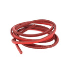 Lacet en cuir Carré - Largeur 2,8mm - Longueur 1,20m - ROUGE - Deco Cuir