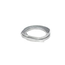 Lacet en cuir pigmenté plat Deco Cuir, largeur 5mm, pour chaussures, visible en gros plan.