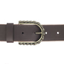 Boucle de ceinture FÉL en bouclerie, finition métallique, avec design simple et élégant, pour ceinture en cuir ou tissu.