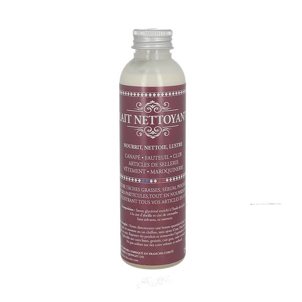 Lait nettoyant pour cuir Trimadel, 150 ml, nettoie, nourrit et lustré le cuir en douceur.