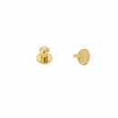Lot de boutons de col à frapper T1 en laiton avec pieds, accessoires de décoration pour vêtements, marque Deco Cuir