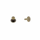 Lot de boutons de col à frapper T1 en laiton vieilli avec pieds, accessoires pour vêtements de la marque Deco Cuir