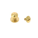 Lot de boutons de col à vis T5 en laiton avec vis 3x5mm, accessoires pour vêtements de la marque Deco Cuir