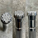 Matoir sur manche Oka avec texture roche mate de 10,5mm, outil pour travaux de construction ou rénovation.