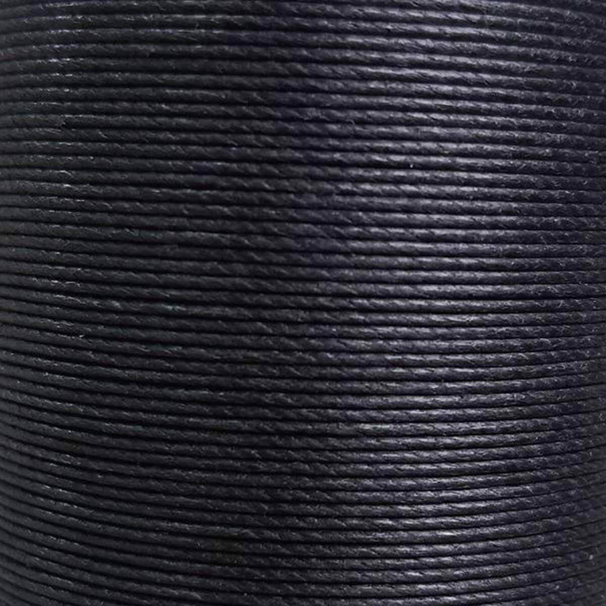 Bobine de 30m de fil de lin ciré MeiSi M70, 0,75 mm, pour mercerie, vue en gros plan.