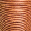 Bobine de 80m de fil de lin ciré MeiSi M50, 0,55 mm, couleur caramel, mercerie fine pour couture et travaux créatifs.