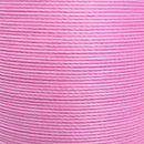 Fil de lin ciré MeiSi rose, 8m, super fin M40, 0,45 mm, pour mercerie, image montrant la cartonnette et le fil.