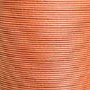 Bobine de 50m de fil de lin ciré MeiSi M60, 0,65 mm, couleur mandarine, mercerie fine pour couture et broderie.