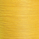 Bobine de 80m de fil de lin ciré MeiSi M50, 0,55 mm, jaune banane, mercerie fine pour couture et broderie.