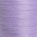 Fil de lin ciré MeiSi M60 mauve, cartonnette de 8m de mercerie, finition super fine, diamètre 0,65 mm.