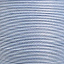 Bobine de 90m de fil de lin ciré MeiSi M40, 0,45 mm, bleu pastel, mercerie fine pour couture et broderie.