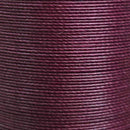Fil de lin ciré MeiSi, 8m, très fin M50, 0,55 mm, couleur Bourgogne, pour couture mercerie, image en gros plan