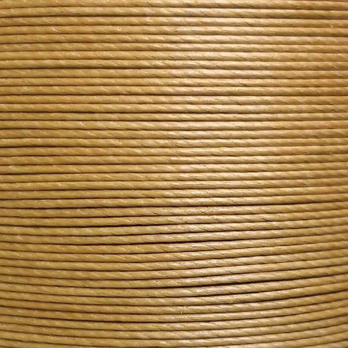 Fil de lin ciré MeiSi super fin M30 de 8m, mercerie, 0.35 mm, en bobine, visible en gros plan.