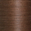 Fil de lin ciré MeiSi M60, 8m, 0,65 mm, couleur Moka, mercerie fine pour couture et broderie.