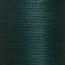 Fil de lin ciré MeiSi vert profond, cartonnette de 8m, mercerie fine M40, 0,45 mm, pour couture et broderie.