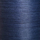 Fil de lin ciré MeiSi bleu denim, 8 m, 0,45 mm, mercerie fine M40, idéal pour couture et broderie.