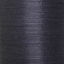 Fil de lin ciré MeiSi gris foncé, 8m, super fin, diamètre 0,55 mm, pour mercerie, image en gros plan.