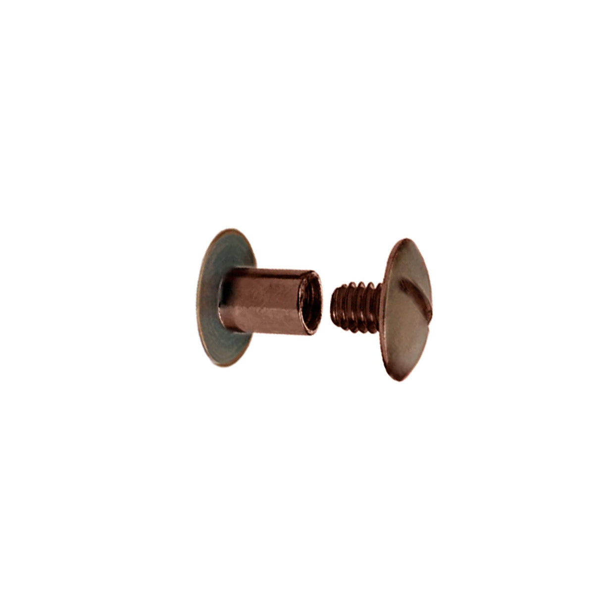 Lot de vis Chicago en cuivre vieux, diamètre 10mm, entraxe 6,8mm, accessoires pour cuir Tandy Leather