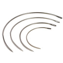 Lot de 4 aiguilles courbes pour cuir Osborne, pointes triangulaires, idéal pour la couture du cuir, mercerie.