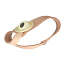 Paumelle en cuir pour couture main droite, fabriquée par Osborne, avec finition en cuir et mécanisme pour porte.