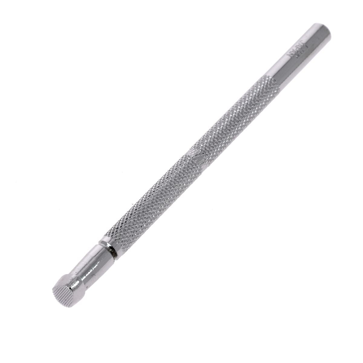 Matoir sur manche Oka, outil pour peinture avec spatule en forme de poire, strie verticale 6mm, pour application précise.