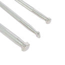Lot de 3 matoirs Tandy Leather pour repoussage, bevelers lisses pour travaux de cuir, outils de sculpture et finition.