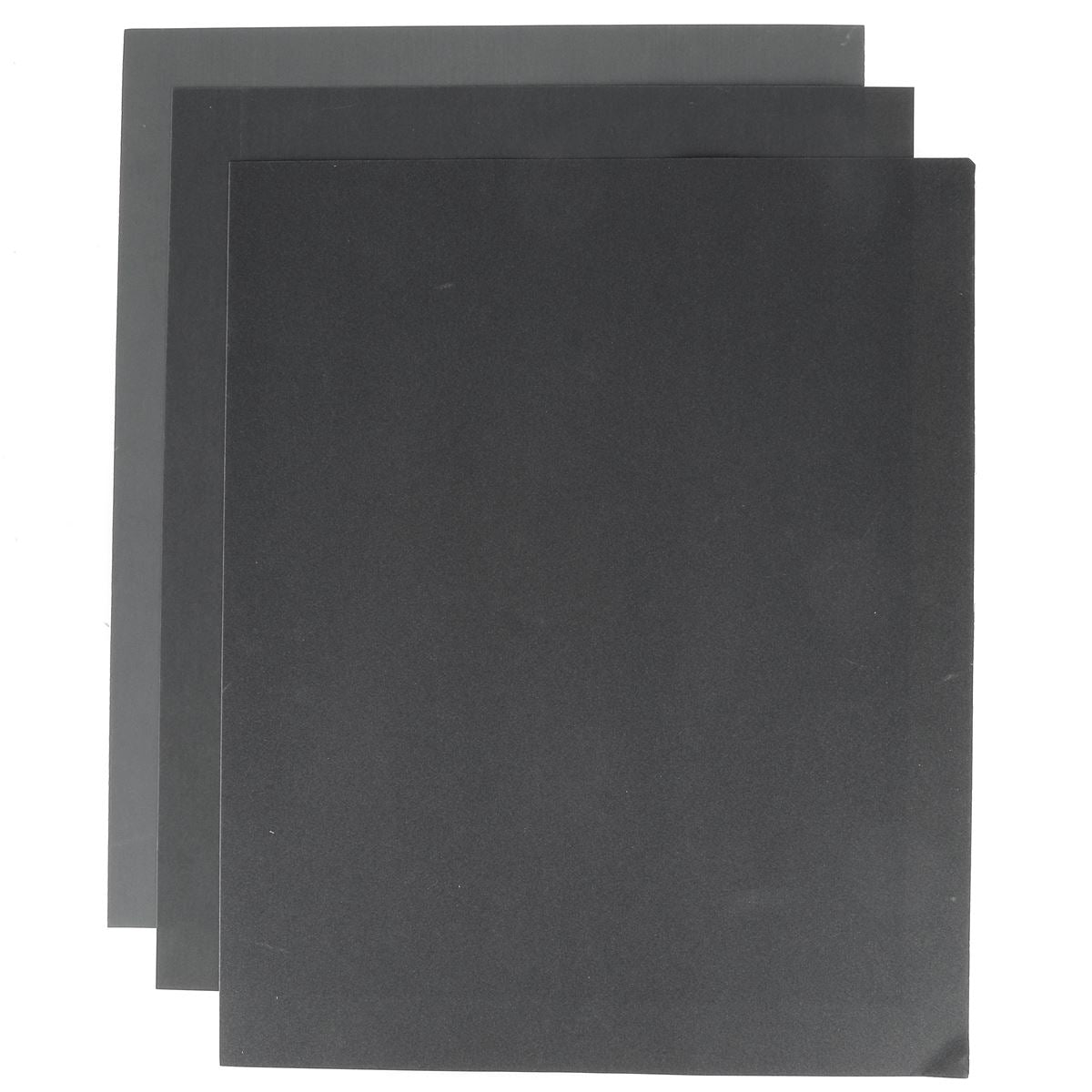 Lot de 3 feuilles abrasives Sia en papier de verre 230x280mm pour ponçage à sec, outils de bricolage.