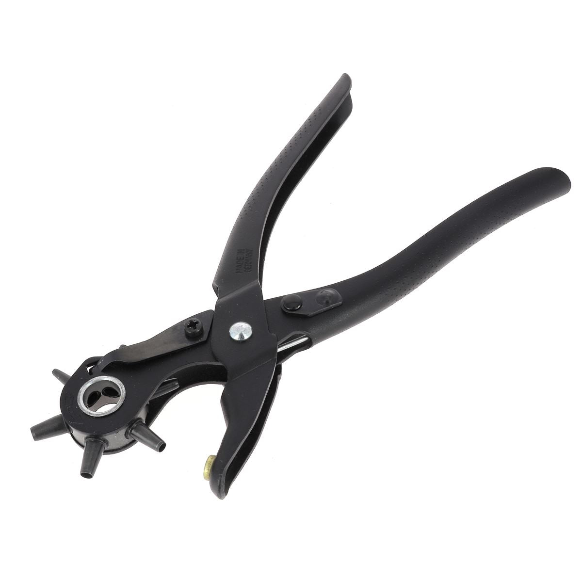Pince emporte-pièce revolver simple à 6 trous, outil de cuisine de marque Autres, fabriqué en Allemagne, métal robuste.
