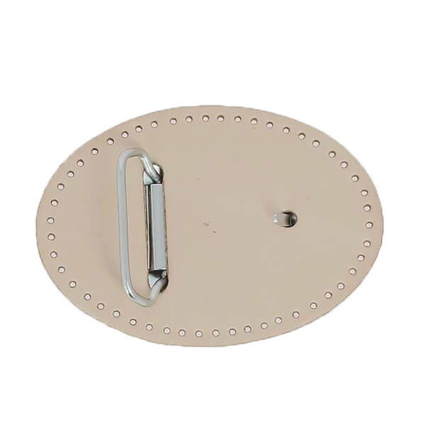 Lot de bouclerie de ceinturon en cuir ovale de 30 mm, comprenant boucle et accessoires, pour couture et fabrication de ceintures.