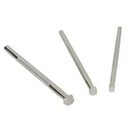 Lot de 3 matoirs Tandy Leather pour repoussage avec gros quadrillage, outils de sculpture en cuir.