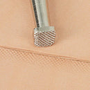 Lot de 3 matoirs Tandy Leather pour repoussage avec gros quadrillage, outils de finition en cuir, pack d'outils.
