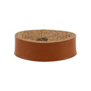 Passant de ceinture en cuir végétal de marque Deco Cuir, finition fauve, pour boucle de ceinture élégante.