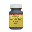 Peinture opaque Fiebing's acrylique noire de 59ml pour teinture et peinture sur cuir ou textile.