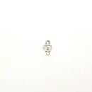 Fermoir bijou boule aimantée pour lacet rond, création de bijoux, finition élégante et pratique, finition métallique.