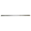 Réglet flexible en inox de 50cm, outil de mesure métallique avec graduation pour travaux précis.