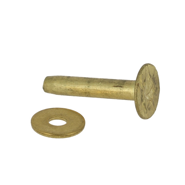 Rivet en laiton avec rondelles T35 pour matelassage, lot de 75 accessoires de couture Tandy Leather, visible sur l'image.