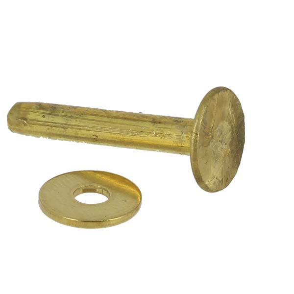 Lot de 50 rivets en laiton Tandy Leather avec rondelles pour matoir T41, accessoires pour cuir.