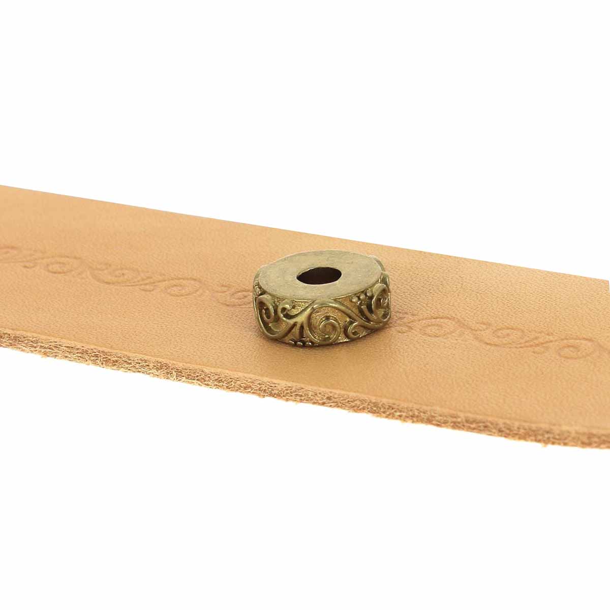 Roulette d'embossage 8091-03 montée sur manche, outil pour embossage en relief, marque Autres, pour travaux de finition.