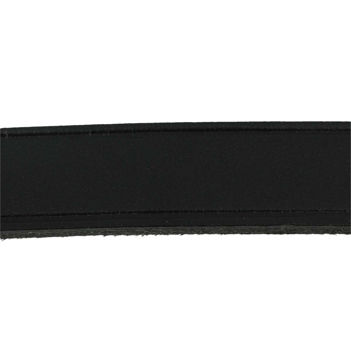 Lanière pour passant de ceinture en cuir tannage végétal noir, 30 cm, compatible avec ceintures en cuir.