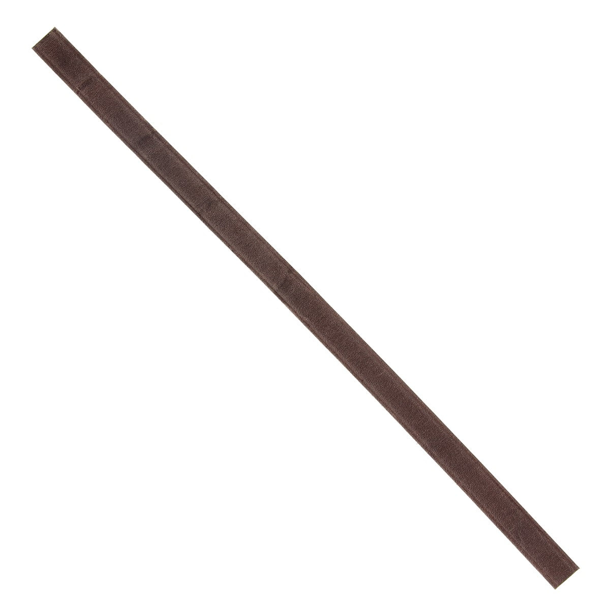 Passant de ceinture en cuir gras tanné végétal, marron foncé, de 30 cm, conçu pour ceinture.