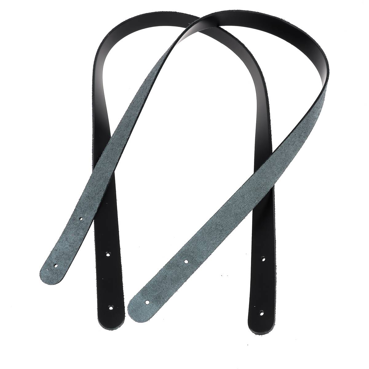 Paire d'anses en cuir pour sac, 18mm x 70cm, lanières en cuir de haute qualité, fabrication artisanale, couleur naturelle.