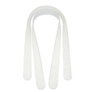 Lanières en cuir blanc pour sac, paire d'anses de 29mm de large, longueur de 80cm, conçues pour sacs et accessoires.