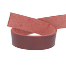 Lanière pour passant de ceinture en cuir nourri lisse, tannage végétal, longueur 30cm, pour ceinture, en couleur naturelle.