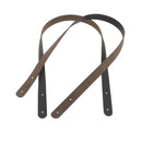 Paire d'anses en cuir tannage végétal marron foncé, 18mm, 70cm, pour sac, lanières en cuir de haute qualité.