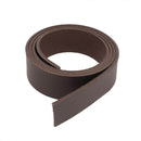 Lanière en cuir de collet tannage végétal de 3,4 mm en marron chocolat, fabriquée par Deco Cuir.