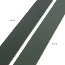 Lanière en cuir de collet vert, tannage végétal, Deco Cuir, finition lisse, épaisseur 3mm, pour artisanat ou maroquinerie.