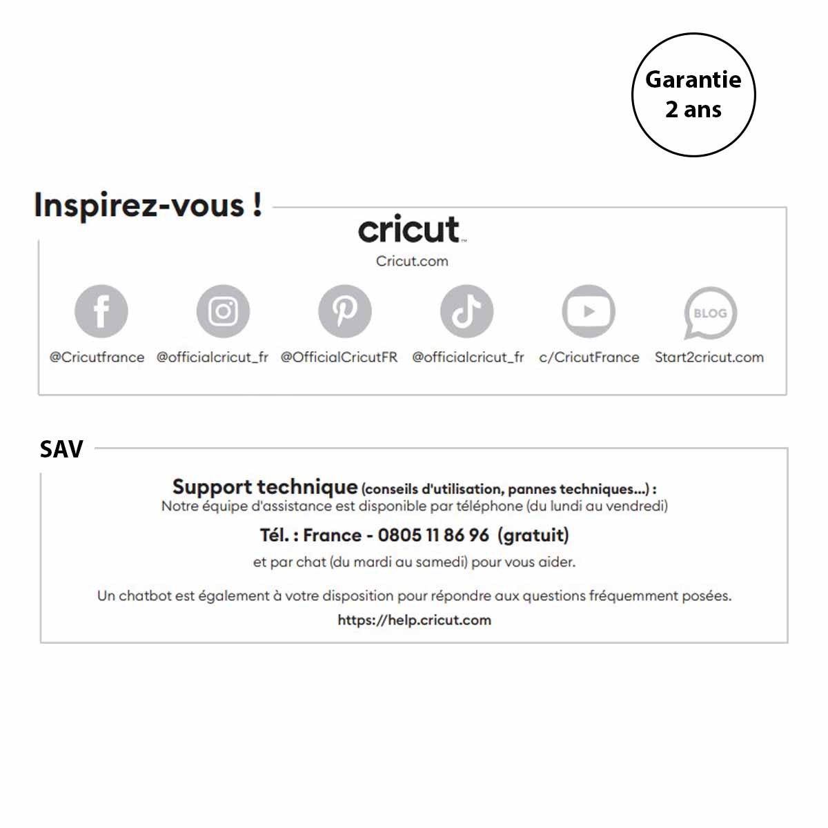 Cricut Explore/Maker - Lame pour tissu enduit + Base - Deco Cuir