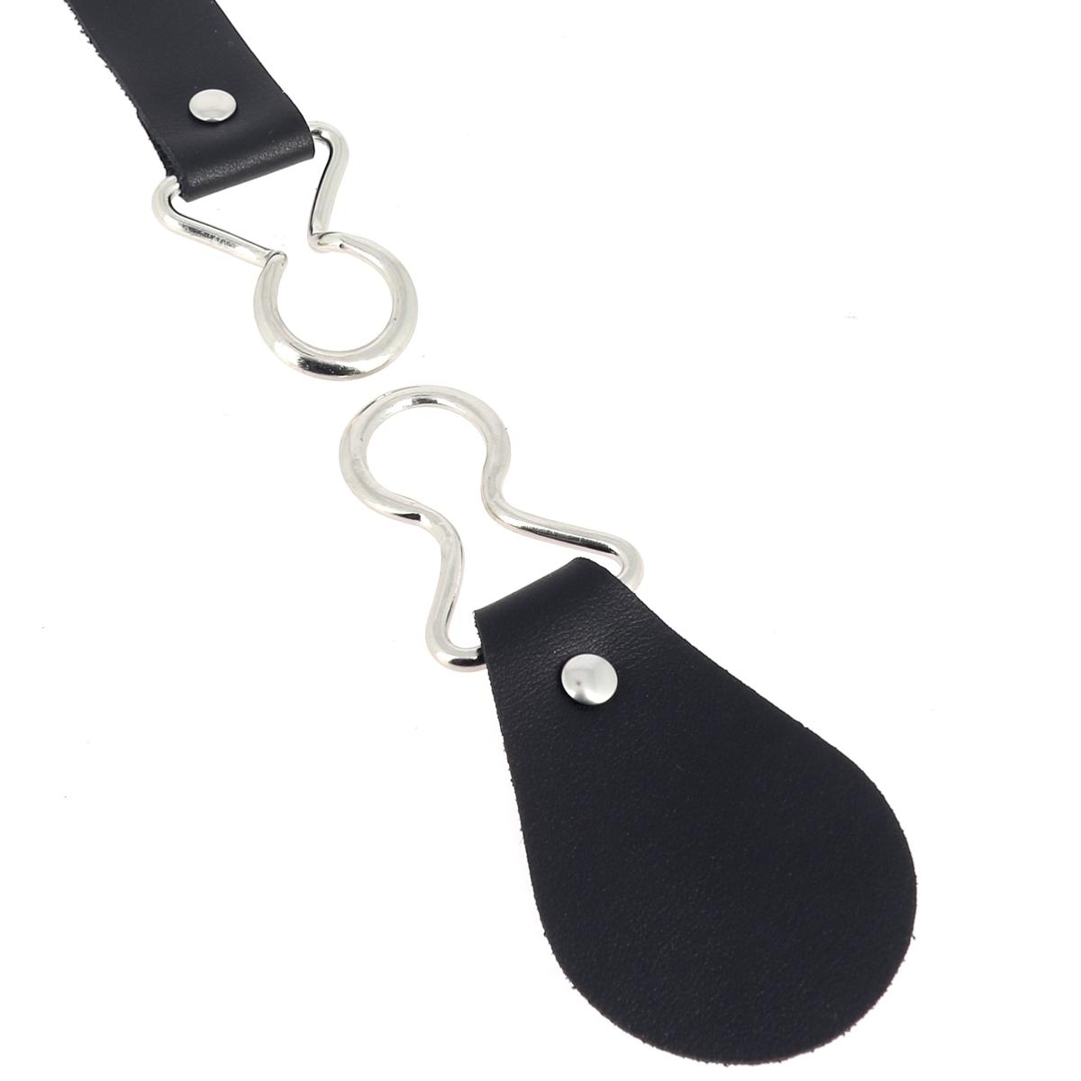 Boucle à entrelacer en nickel pour manteau doudoune, boucle de bouclerie élégante et durable.