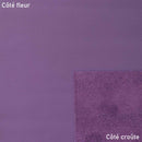 Morceau de cuir violet SWEET 2, en cuir souple, avec texture lisse, fabriqué par une marque autre.