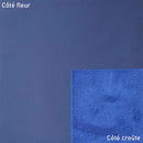 Peau de cuir de vachette SWEET 2 de couleur bleue électrique, texture lisse et authenticité du cuir naturel.